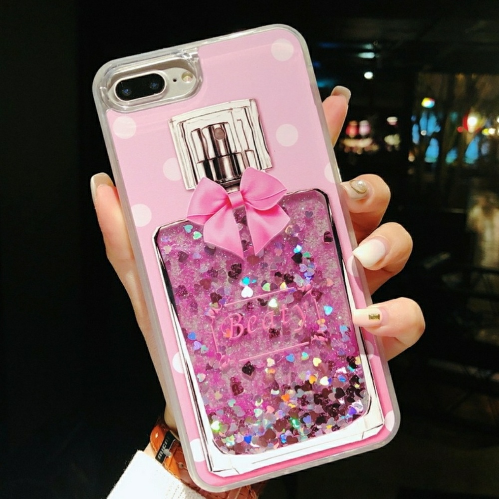 Diva cute floating liquid sparking phone cases